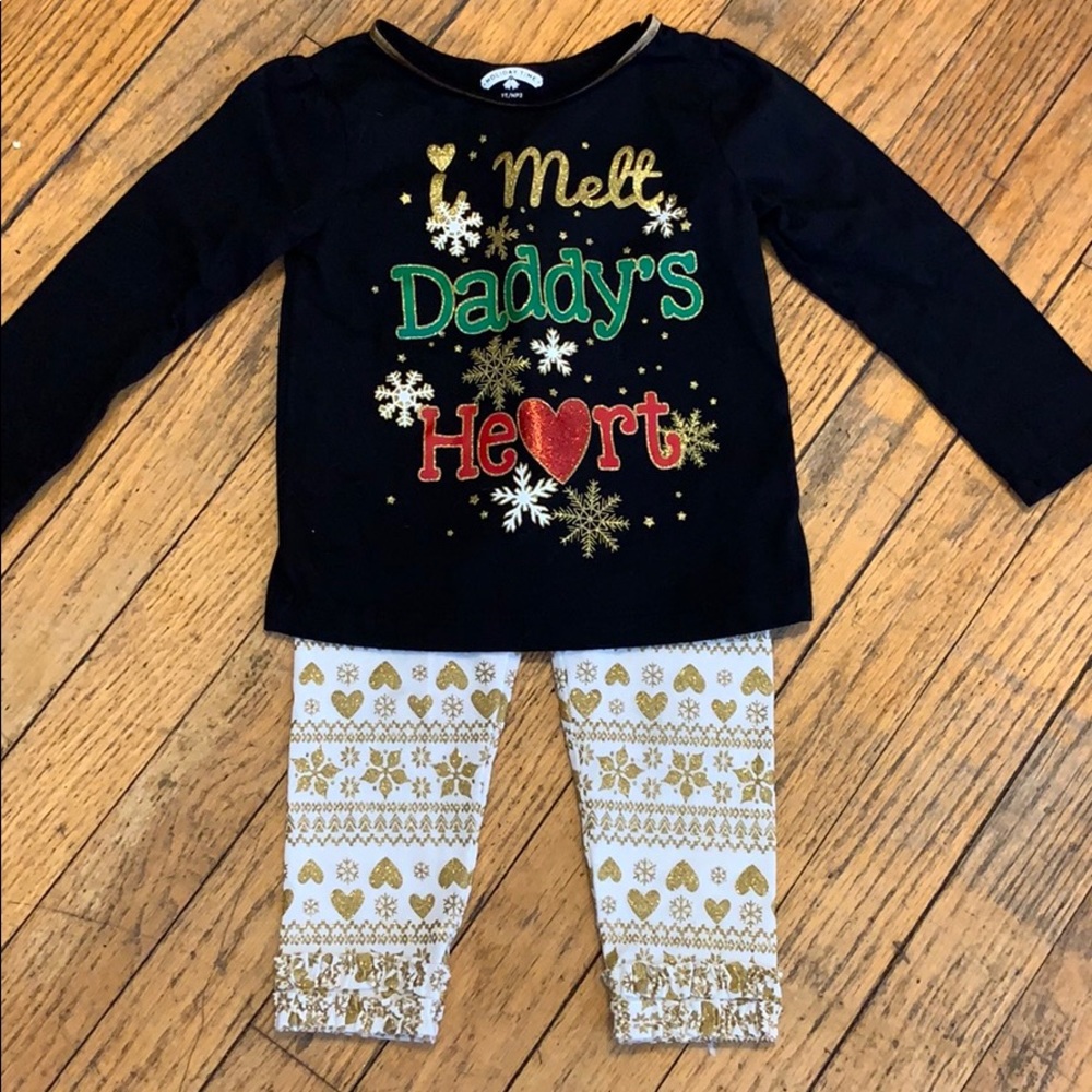 Girls size 2T holiday outfit
